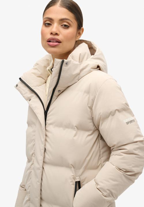 Actual product image Superdry Women's long hooded down jacket (M)