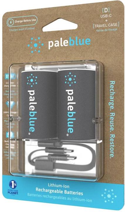 Image du produit Pale Blue Battery D USB-C (2 pcs, D, 5000 mAh)