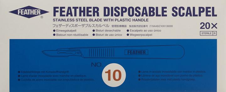 Produktbild Feather Skalpell 1x Nummer 10, 20 Stück