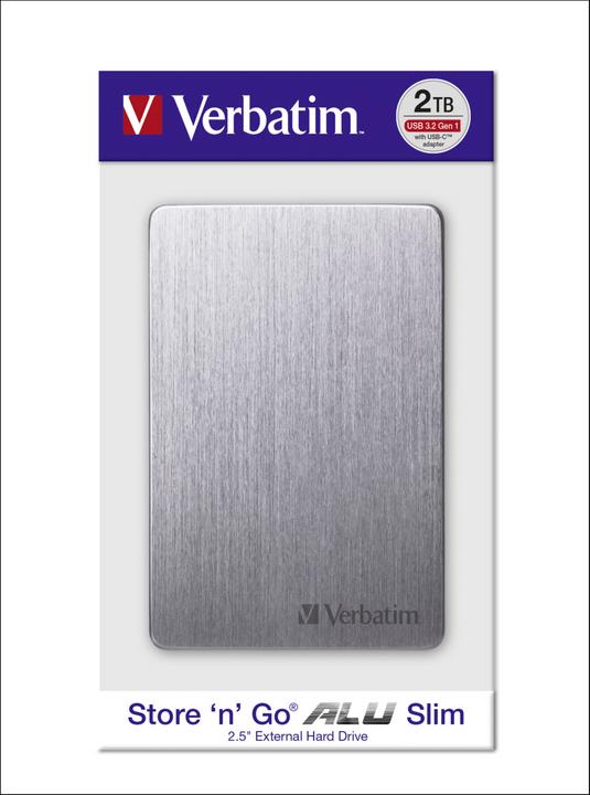 Produktbild Verbatim Store 'n' Go Alu Slim (2 TB)