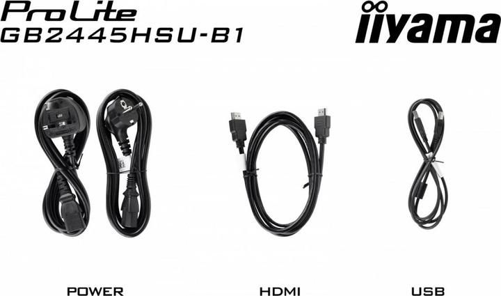 Actual product image iiyama GB2445HSU-B1 G-Master (1920 x 1080 pixels, 24")