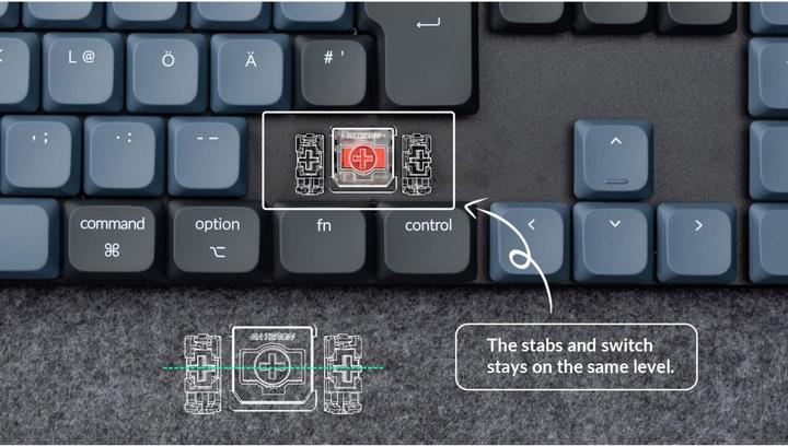 Produktbild Keychron K5 Pro (CH, Kabelgebunden, Kabellos)