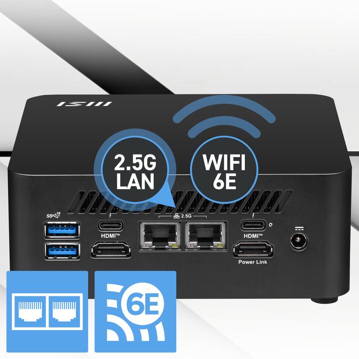 Produktbild MSI Cubi NUC 1MG (Intel Core 5 120U, 8 GB, 512 GB, Intel UHD Graphics)