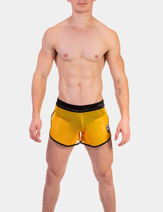 Barcode Berlin Short Raul schwarz - gelb (S)