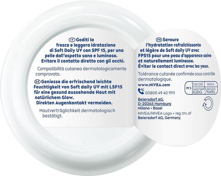 Produktbild NIVEA Soft Daily UV (Körpercreme, 200 ml)