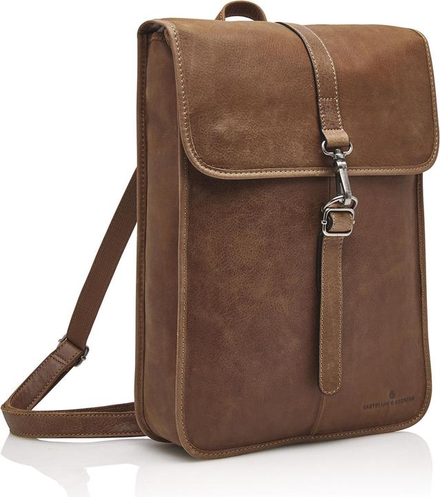 Image du produit Castelijn & Beerens Carisma Sac à dos en cuir RFID 41 cm Compartiment pour ordinateur portable (9 l)