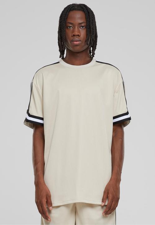 Actual product image Urban Classics Oversized Stripes Mesh Tee - 5280 (XL)