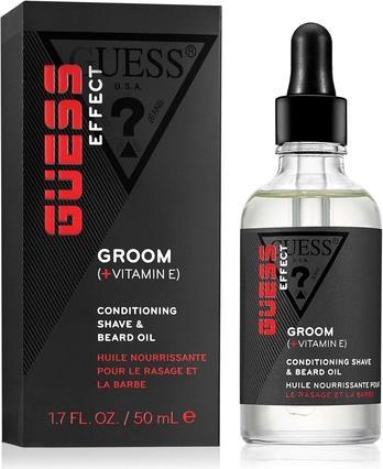 Image du produit Guess Effect Boost Conditioning Shave and Beard Oil for Men - Huile de rasage et de barbe pour hommes -