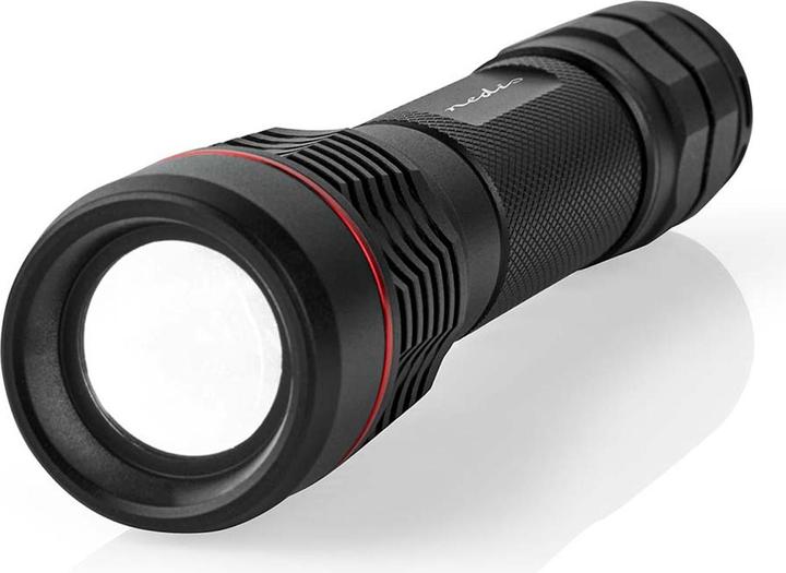 Actual product image Nedis LED torch, full metal housing, IPX7, 200 metre light range (3.40 cm, 1000 lm)