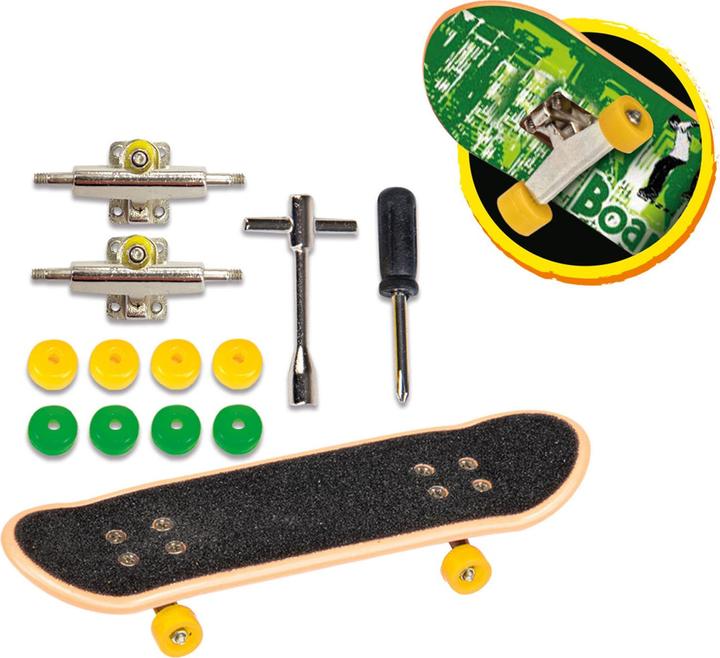 Actual product image Toi-Toys Finger skateboard 6-fold assorted (6.69")
