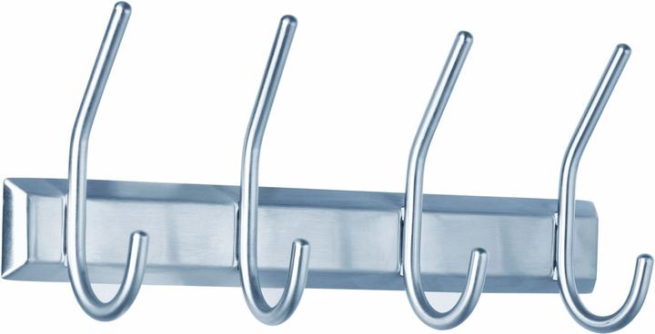 Alco Garderobenleiste Anzahl der Haken: 4 (B x H T) 315 130 70 mm Edelstahl 1 St.