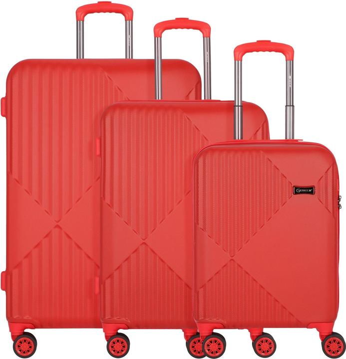 Immagine prodotto Check.In Set di valigie a 4 ruote Liverpool 3 pezzi. (185 l, XL (da 115l))