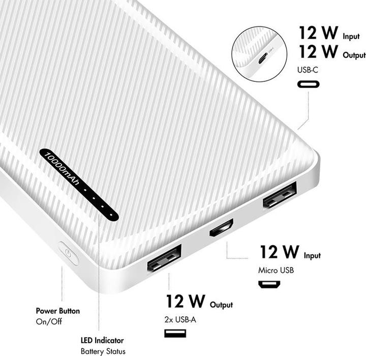 Actual product image LogiLink PA0328WRF (10000 mAh, 12 W, 12 Wh)
