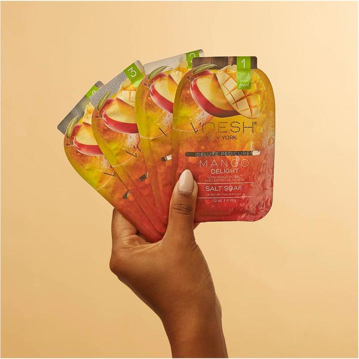 Immagine prodotto Voesh Pedi Mango Delight (Crema piedi e gel piedi, Maschera del piede, Pediluvio)