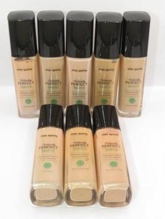 Actual product image Miss Sporty Naturally Perfect Match Vegan Moisturising Foundation 160 Vanilla 30Ml