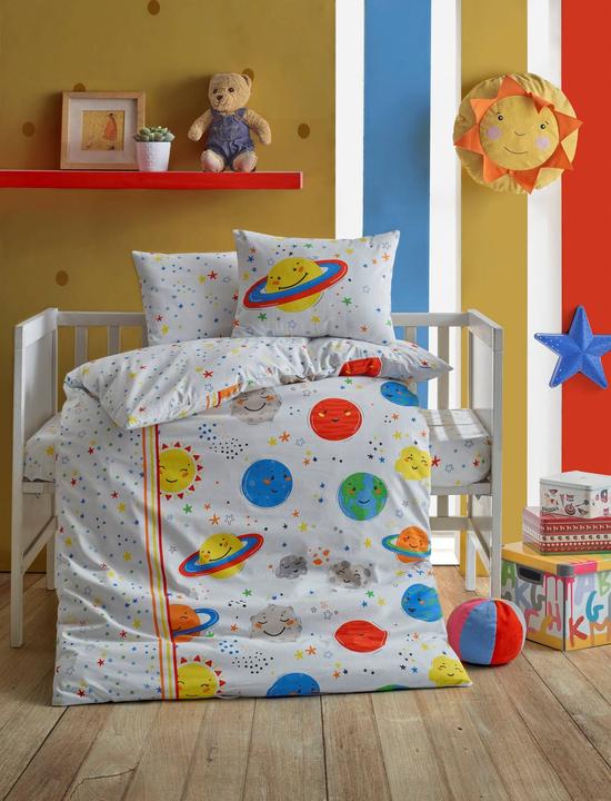 Image du produit Cotton Box Parure de lit bébé Planet (100 x 135 cm, 35 x 45 cm, 40 x 60 cm)