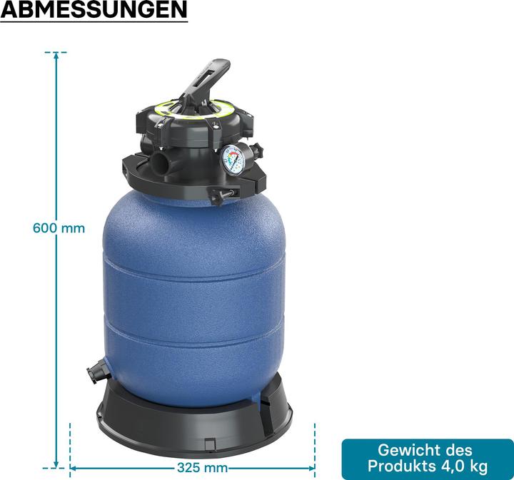 Produktbild Wiltec Sandfilter Pumpe