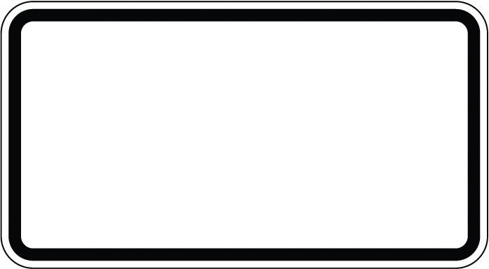 Image du produit Magni ZZ.blanko, 330x600mm Fond blanc - bord noir Label de qualité RAL Film RA2