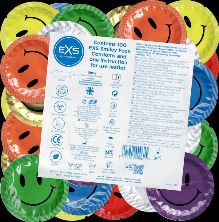 Produktbild Pipedream Smiley Face Regular (100 Stk.)