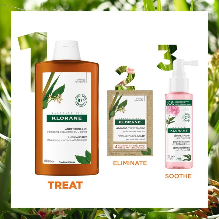 Actual product image Klorane Galanga shampooing (200 ml, Liquid shampoo)