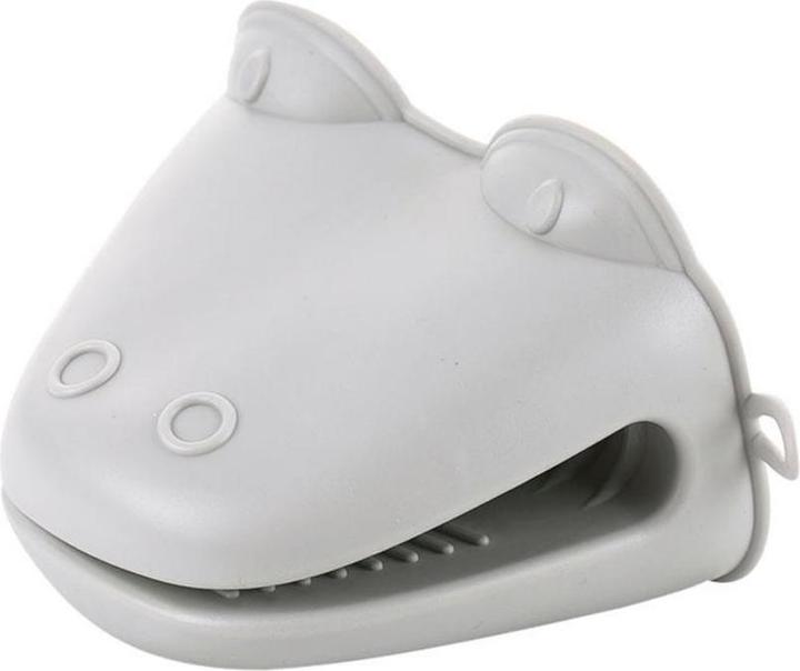 Image du produit JTI Gant de four en silicone, crocodile - Gris (Silicone)