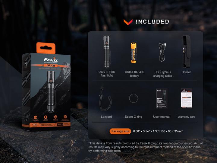 Immagine prodotto Fenix LD30R (12.90 cm, 1700 lm)