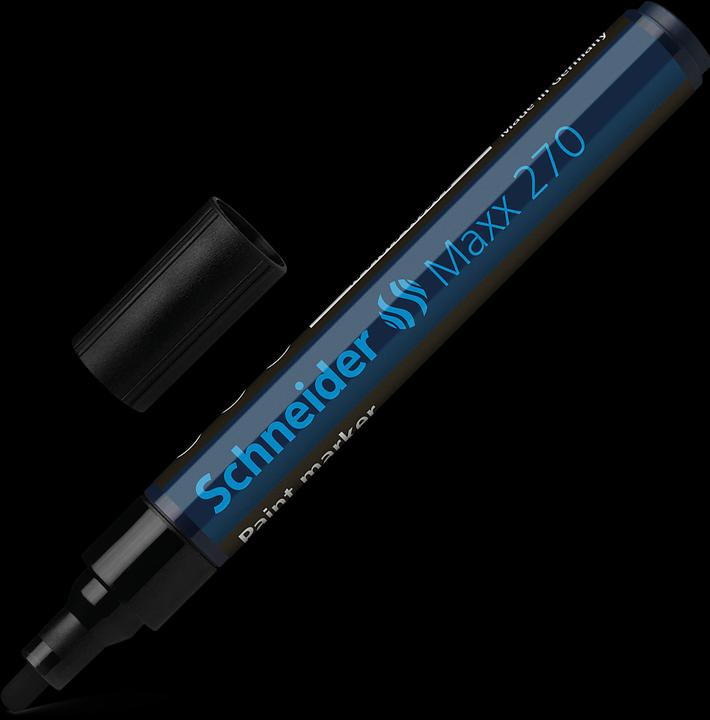 Actual product image Schneider Paint marker Maxx 270 1-3mm black (Black, Blue, 3 mm, 1 x)