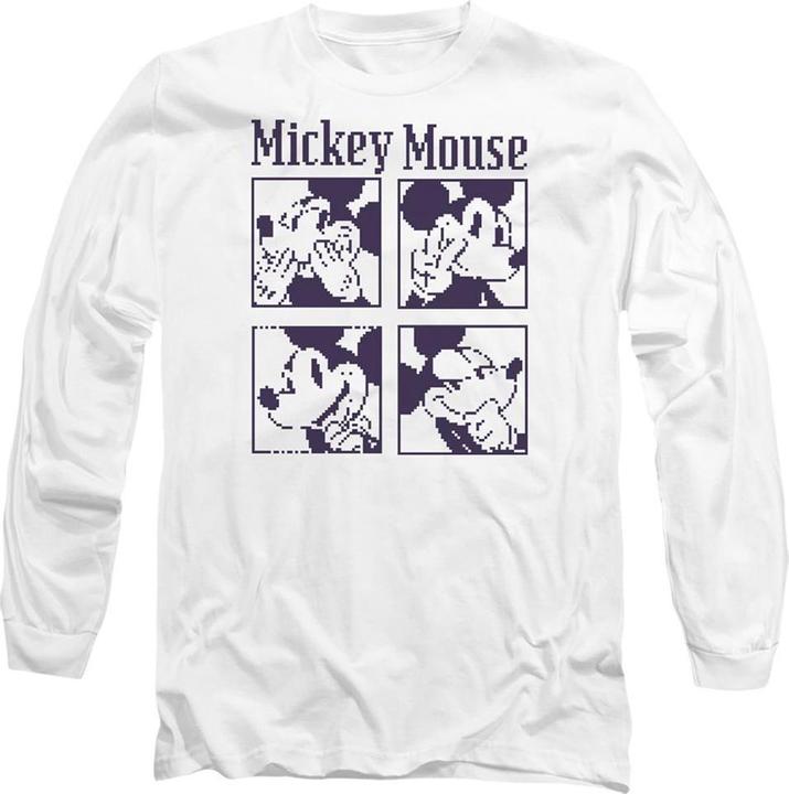 Actual product image Disney Unisex Adult Mickey Mouse Pixelated T-Shirt (L)