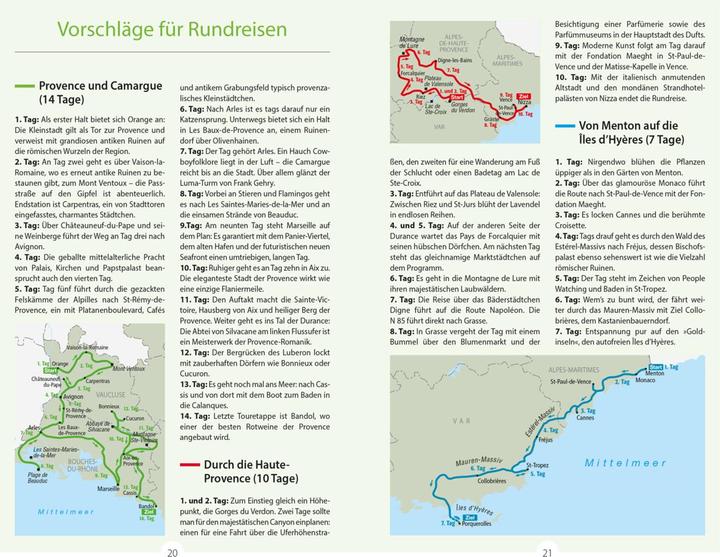 Produktbild Reise-Handbuch Reiseführer Provence, Côte d'Azur (Deutsch, Klaus Simon, 2023)