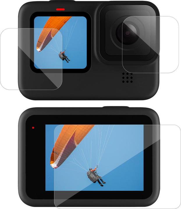 Telesin Pellicola di vetro temperato per GoPro Hero 10/9 (Eroe 10, Eroe 9)