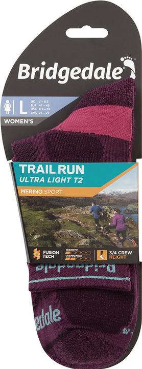 Immagine prodotto Bridgedale Ultralight T2 Merino Sport 3/4 Crew (35 - 37)