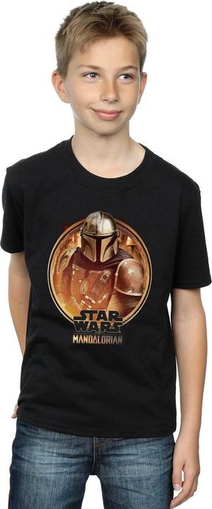 Immagine prodotto Star Wars The Mandalorian Framed Maglietta Ragazzi (128)