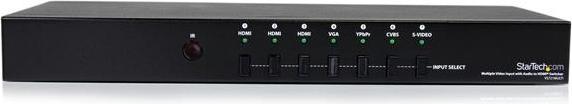 Produktbild StarTech HDMI Konverter Switch - HDMI/ VGA/ Component/ S-Video Skalierer - HDMI Wandler schaltet zwischen...