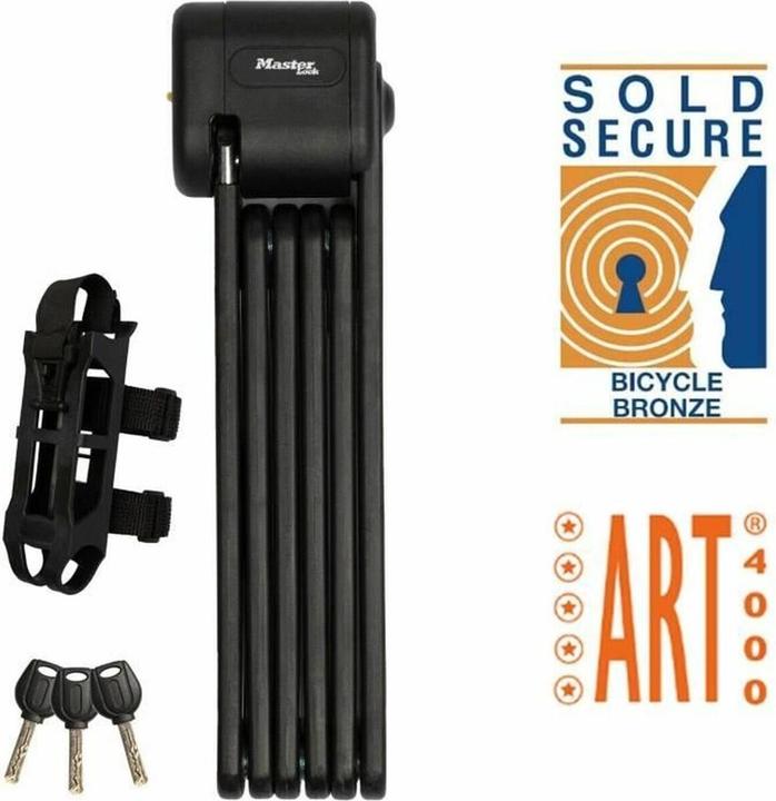 Actual product image Master Lock Folding lock (VdS) with key 8333EURDPRO (95 cm)