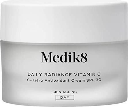 Actual product image Medik8 Daily Radiance Vitamin C C-Tetra Cream SPF 30 Two-in-One Moisturiser 50ml (Body cream, 50 ml)