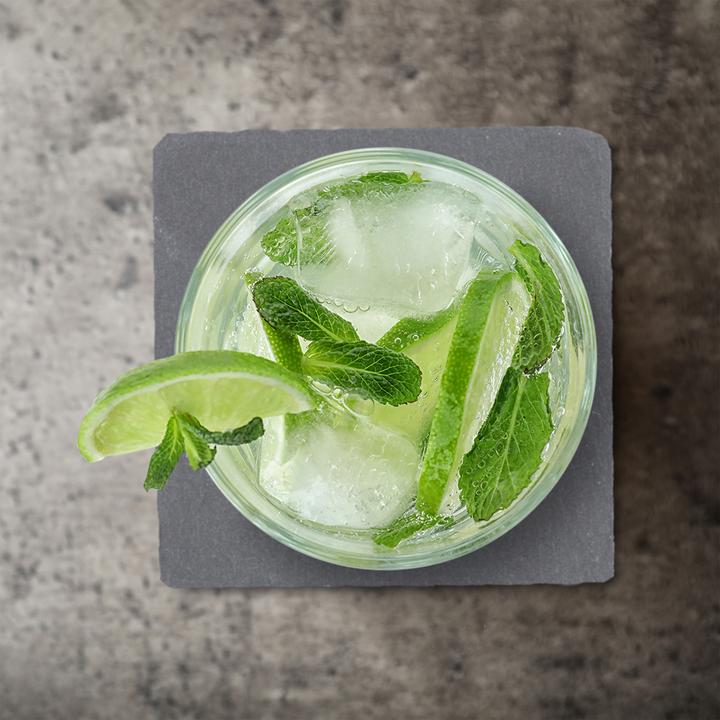 Actual product image Relaxdays Drink coaster (8 x, Glass coaster)