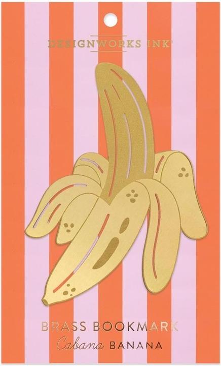 Designworks Buchzeichen Metall - Cabana Banana