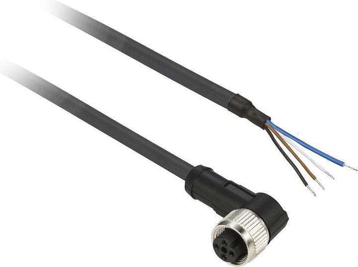 Produktbild TE Sensors Anschlusskabel 5m M8 abgewinkelt (Antennenkabel)