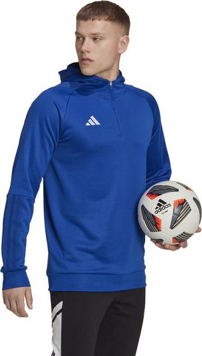 Produktbild adidas Herren Tiro 23 Competition Hoodie Blau HU1349 (2XL) (XXL)