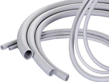 Produktbild PMA Kabelschlauch, 22.5mm, Polyethylen, Grau (Kabelkanal, 1 cm)