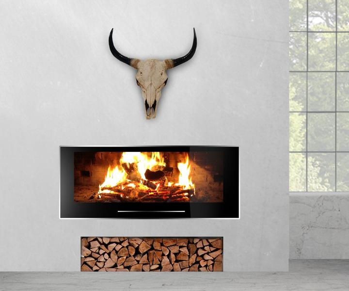 Produktbild JOHN316 Deko Schädel Longhorn (64 x 64 cm)
