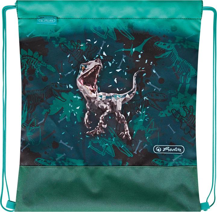 Actual product image Herlitz UltraLight Plus Green Rex School Bag (15 l)