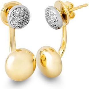 Breuning OHRSCHMUCK - BRILL. 0,285 Ct. H/si (750/18 K Gold)
