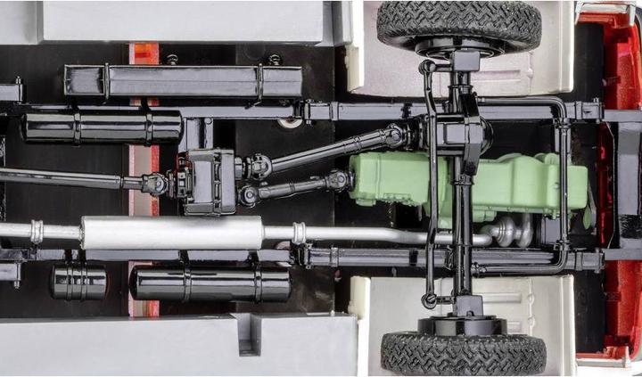 Actual product image Revell 07655 Mercedes-Benz 1017 LF 16 Ltd.Edi fire truck kit 1:24