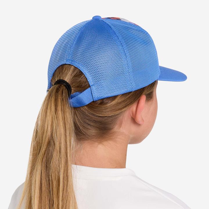 Actual product image Olaian Cap Surfen Kinder Trucker Azalea blau (53, 54, 55, 56)