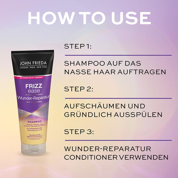 Produktbild John Frieda Frizz ease Wunder-Reparatur (500 ml, Flüssiges Shampoo)