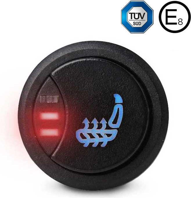 Image du produit Ampire Sièges chauffants, réglables en 3 positions, 12 volts