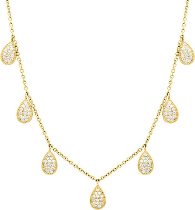 Candy Halskette Tanit, Sterling Silber 925, vergoldet (18k vergoldet, 925 Sterling Silber, 36 - 40 cm)