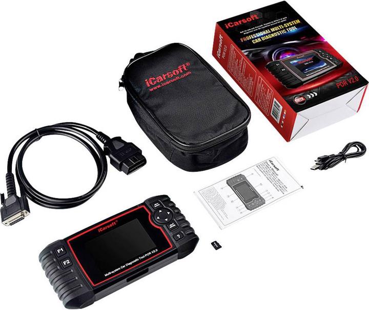 Actual product image ICarsoft OBD II diagnostic tool POR V2.0