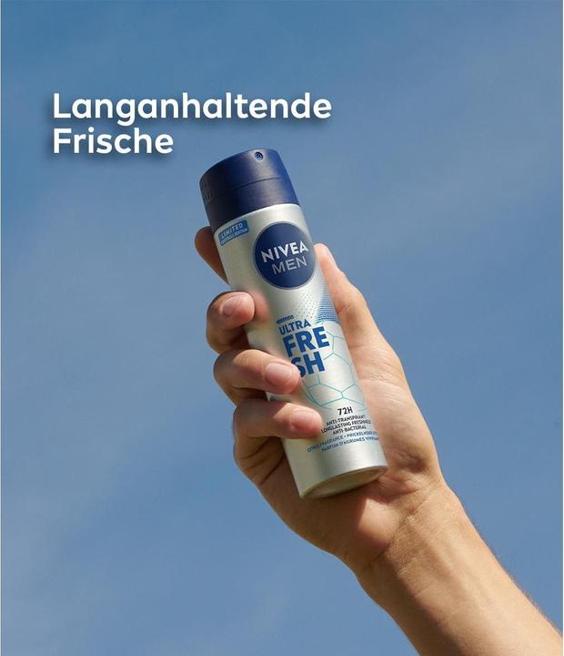 Actual product image NIVEA MEN Ultra Fresh (Spray, 150 ml)